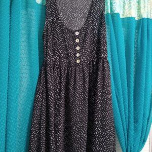 Polka Dot Black Summer Dress